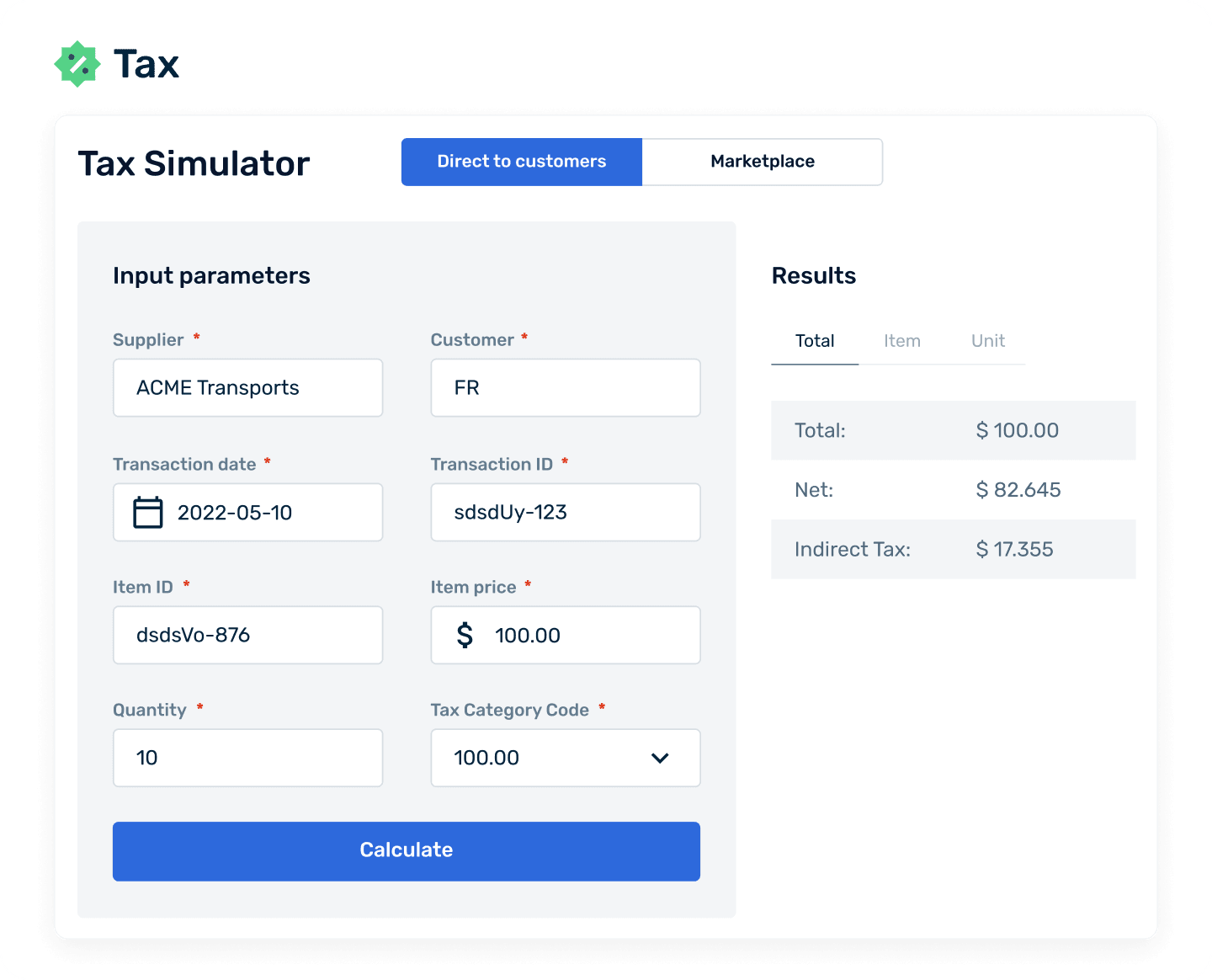 Tax