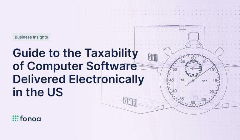 Guide to the Taxability of Computer Software Delivered Electronically in the US