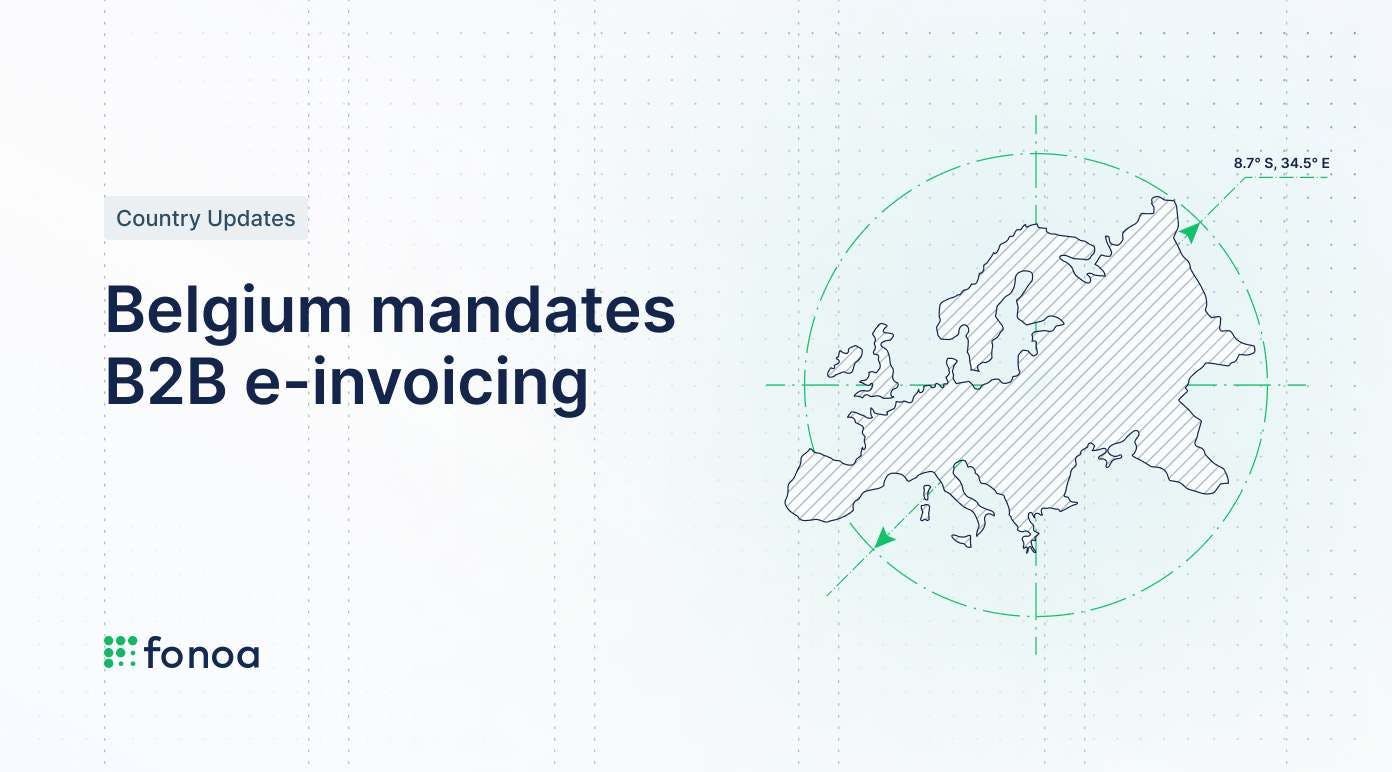 Belgium mandates B2B e-invoicing