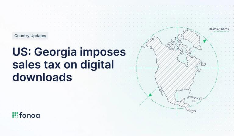 US: Georgia imposes sales tax on digital downloads
