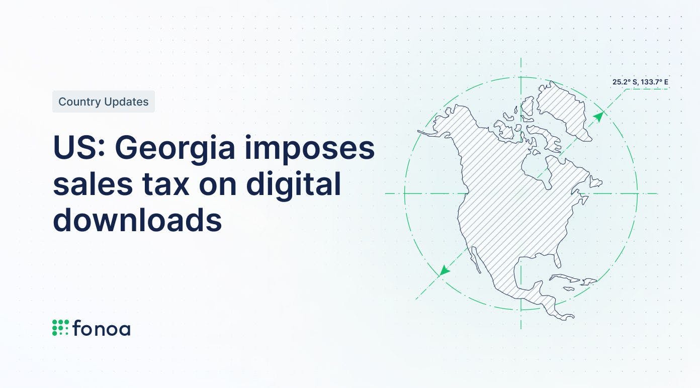 US: Georgia imposes sales tax on digital downloads