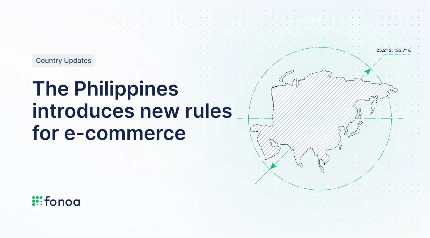 The Philippines introduces new rules for e-commerce