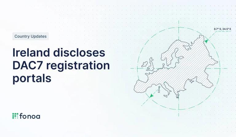 Ireland discloses DAC7 registration portals