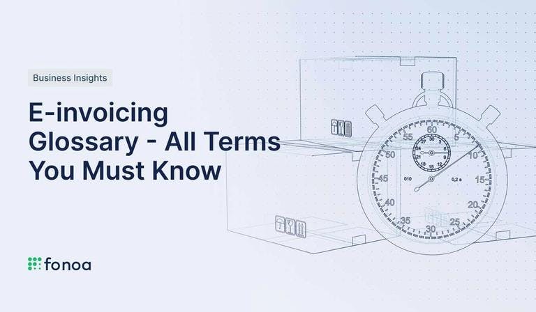 E-invoicing Glossary - All Terms You Must Know