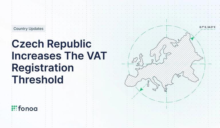 Czech Republic Increases The VAT Registration Threshold