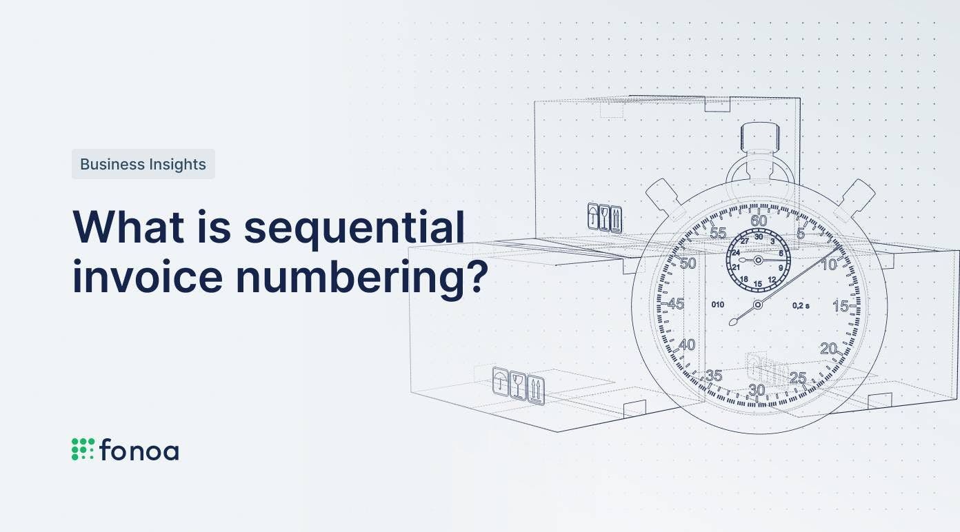 What is sequential invoice numbering