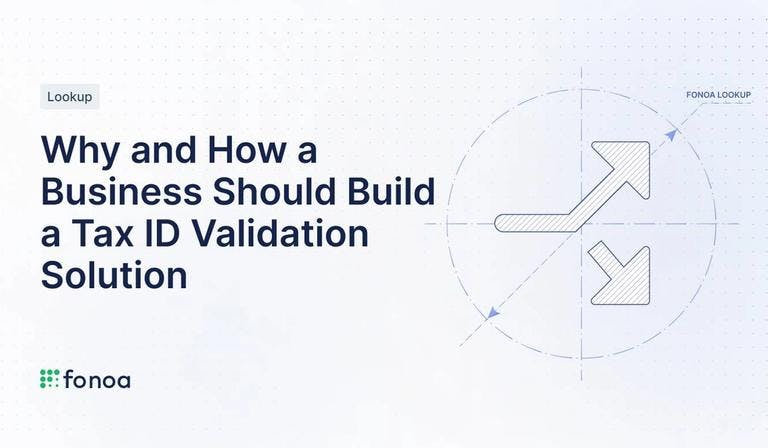 Why and How a Business Should Build a Tax ID Validation Solution