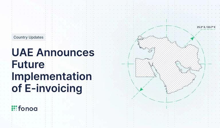 UAE Announces Future Implementation of E-invoicing