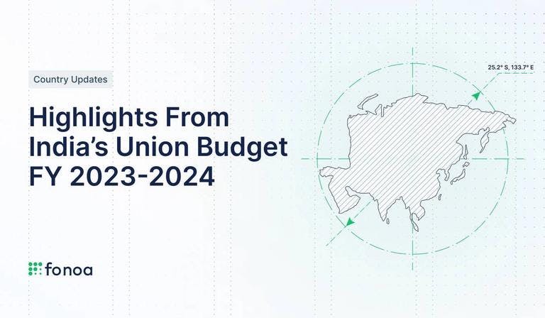 Highlights From India’s Union Budget FY 2023-2024