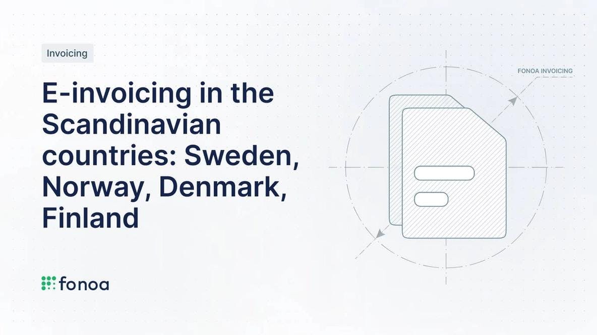 E-invoicing in the Scandinavian countries: Sweden, Norway, Denmark, Finland