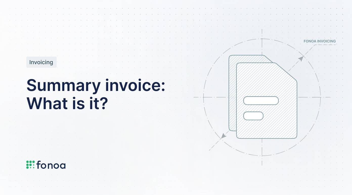 Summary invoice: What is it?