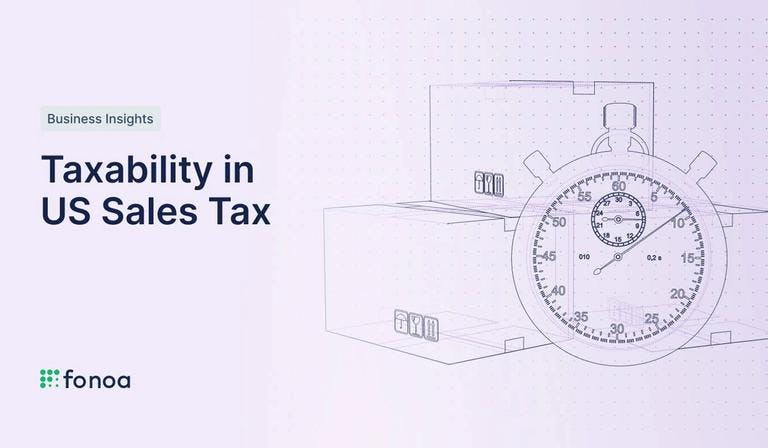 Taxability in US Sales Tax
