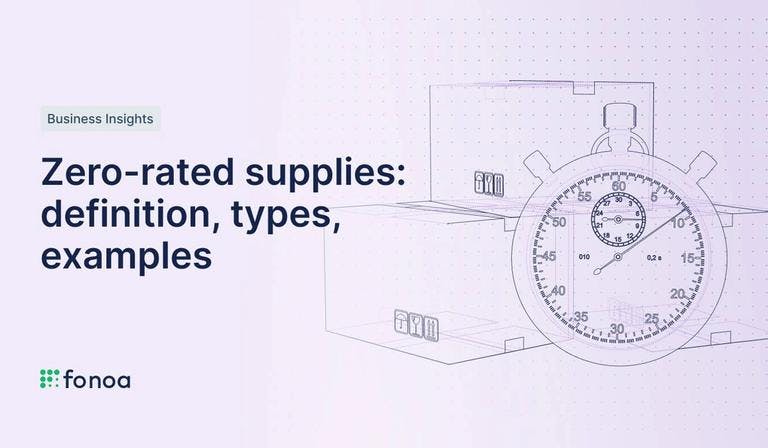Zero-rated supplies: definition, types, examples
