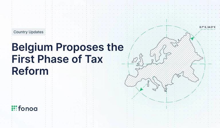 Belgium Proposes the First Phase of Tax Reform