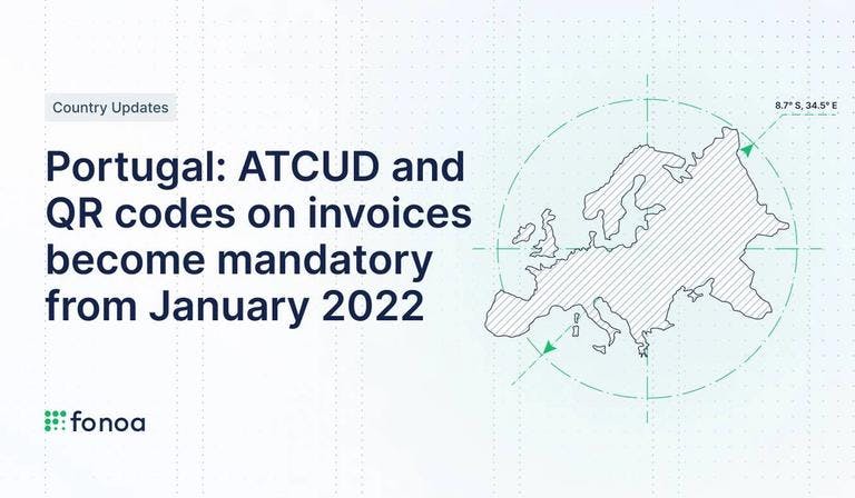 Portugal: ATCUD and QR codes on invoices become mandatory from January 2022