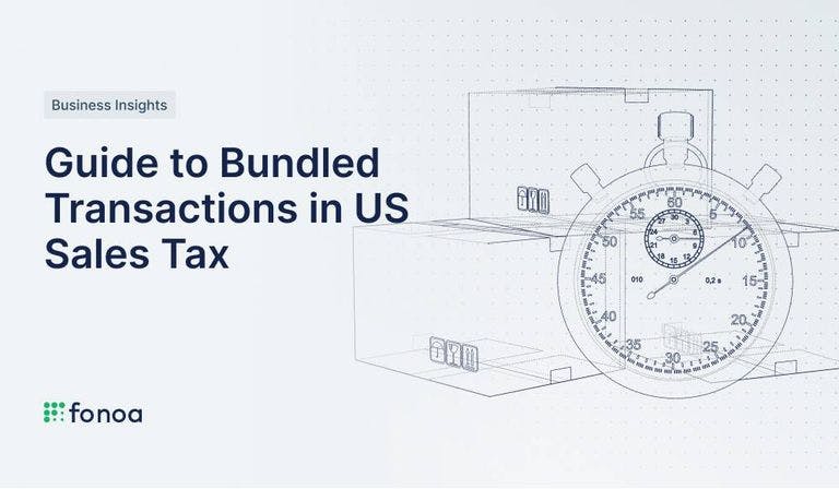 Guide to Bundled Transactions in US Sales Tax
